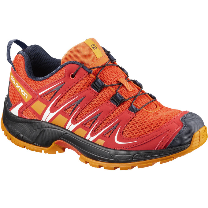 Salomon XA PRO 3D J Zapatillas Trail Running Niños - Naranjas / Negras - Colombia (05497-AQWT)